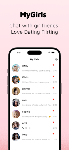Android application MyGirls:Virtual AI Girlfriend screenshort