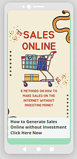 Android application Sales Online screenshort