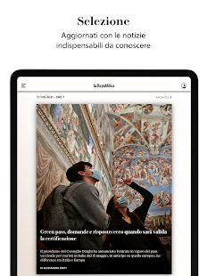 la Repubblica - news online Screenshot