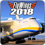 Cover Image of Baixar Flight Simulator 2018 FlyWings  APK