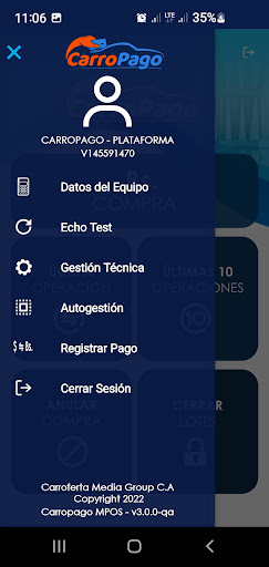 Carropago MPOS Screen 3