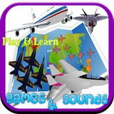 Fighter Plane Games 2015: kids icon