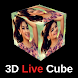 3D photo cube Live Wallpaper