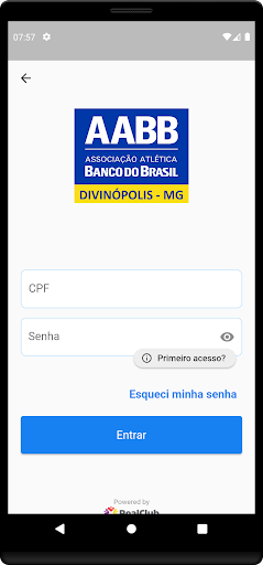 Android application Aabb Divinópolis screenshort
