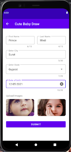 Cute Baby Draw Screen 3
