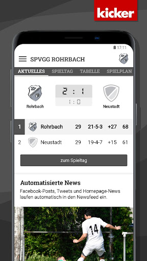 Android application SpVgg Rohrbach screenshort