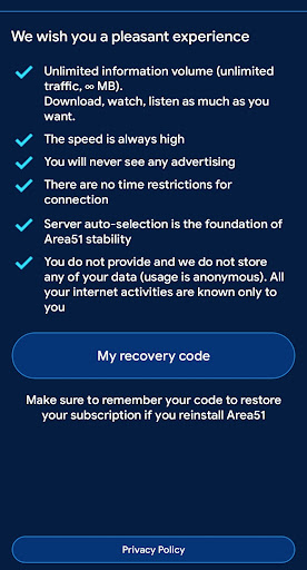 Area 51 Unblock sites fast VPN Screen 3