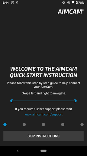 Android application AimCam Pro screenshort