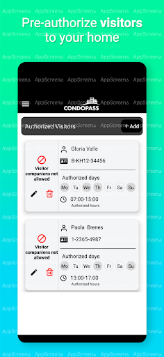Condopass Screen 3