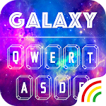 Cover Image of Unduh Tema Galaxy Keyboard Warna  APK