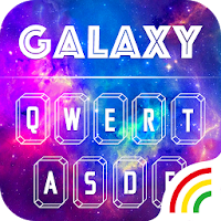 Color Keyboard Galaxy Theme