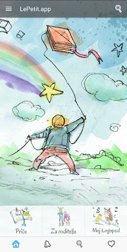 Android application LePetit.app - priče za djecu screenshort