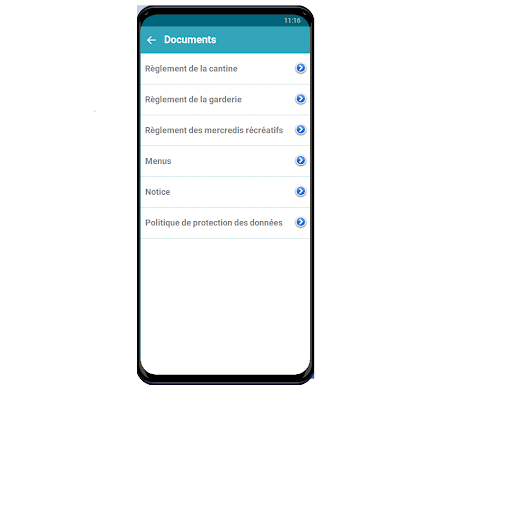 Android application Amifontaine - Réservations screenshort