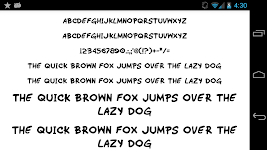 screenshot of Hand Fonts Message Maker