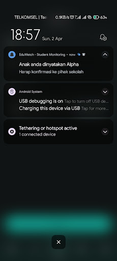 Android application EduWatch - Student Monitoring screenshort