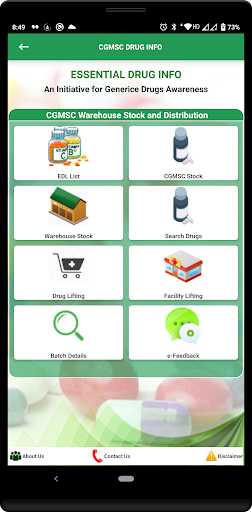 CGMSC DRUG INFO Screen 2