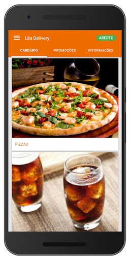 Android application Lila Delivery screenshort