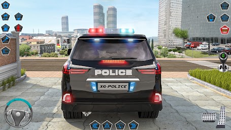 US Police Car Driving Sim 3D