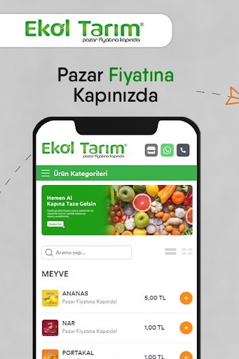 Android application Ekol Tarım screenshort