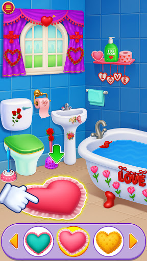 Valentine Room Decoration Game screenshot