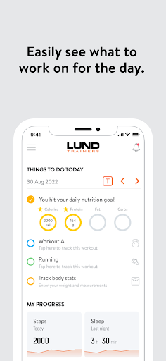 Lund Trainers Screen 2