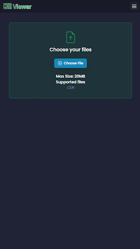 Android application CDR Viewer screenshort