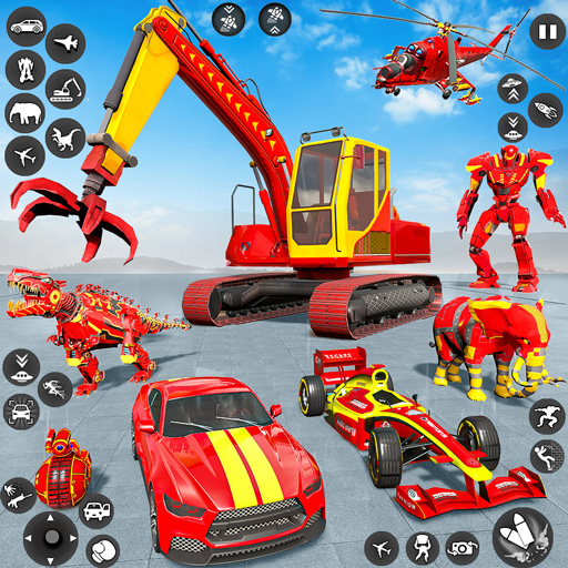 Excavator Robot War - Car Game 1.8.8 Icon