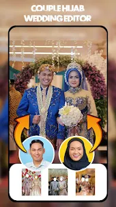 Couple Hijab Wedding Editor