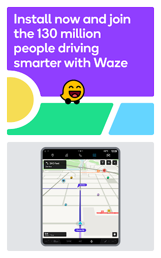 Waze Navigation & Live Traffic screenshot