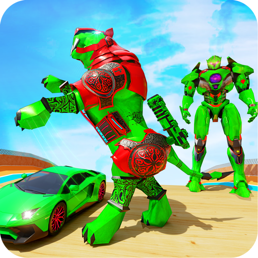 GT Tiger Robot Stunt Car Games logo