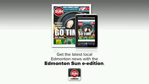 Android application Edmonton Sun e-edition screenshort