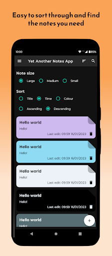 YANA: Yet Another Notes App Screen 3