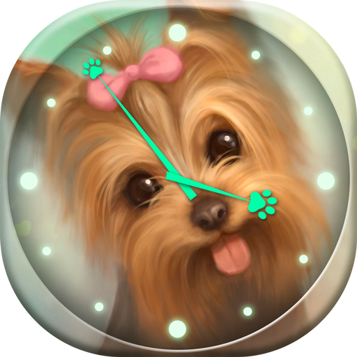 子犬アナログ時計ウィジェット Google Play のアプリ