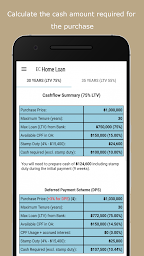 Singapore Home Loan Calculator