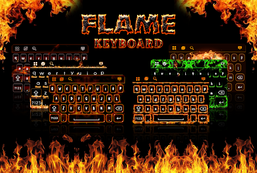 Android application Flames Keyboard screenshort