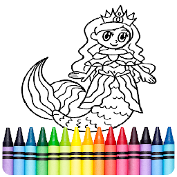 Icon image Mermaid Coloring:Mermaid Games