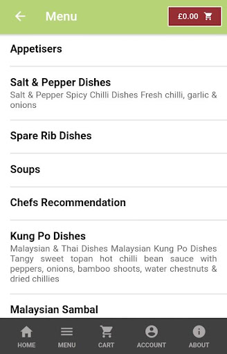 Your Chinese Meal Screen 2