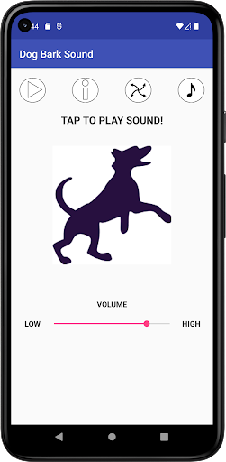 Android application Dog Bark Sound screenshort