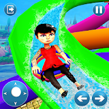 Water Slide Park Game Free icon
