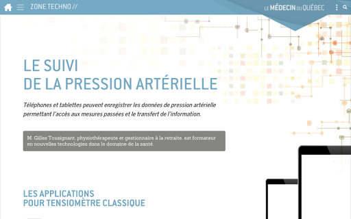 Le médecin du Québec Screen 2