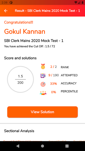 Competitive Exams Library Screen 2