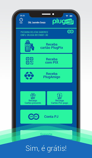 Android application PlugPOS - Maquininha de cartão screenshort