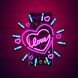 Purple Neon Valentine Love - Androidアプリ