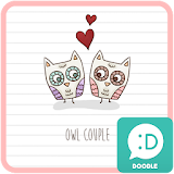 owl couple 카카오톡 테마 icon