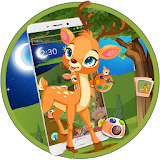 Forest Moon Deer Launcher Theme icon