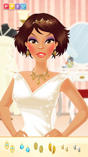 Makeup Girls - Wedding dress up games for kids 4.66 screenshots 4