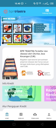 Android application Kredit Triastra screenshort