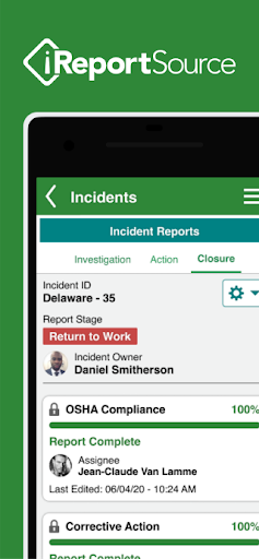 Android application iReportSource screenshort