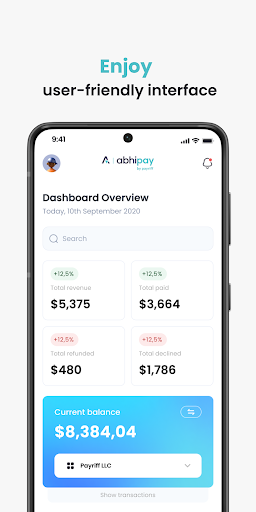 Android application Abhipay screenshort