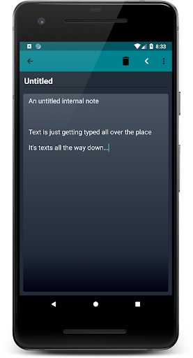 Notes - A Simple Notepad app Screenshot 3 - AppWisp.com